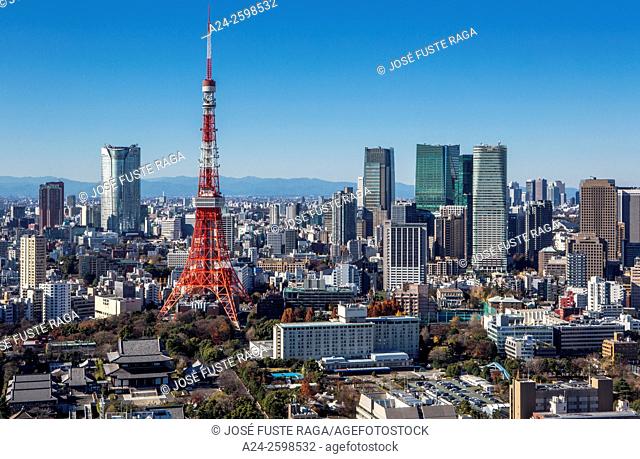 Japan, Tokyo City, Tokyo Tower, Minato Ku
