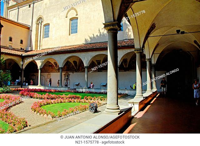 Sant'Antonino cloister. Convento di San Marco, Florence, Italy