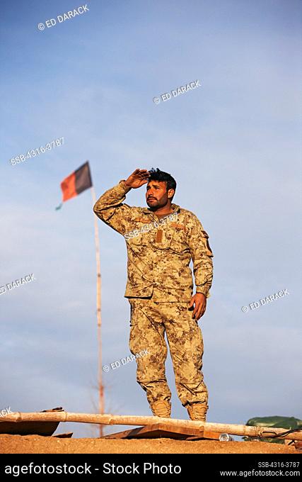 Afghan National Police Officer, Helmand Province, Afghanistan