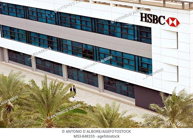 signs of hsbc corporaton on a building