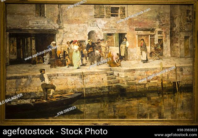 Giacomo Fravetto, Músicos ambulantes, 1881/83, óleo sobre tela, Museo Nacional de Bellas Artes (MNBA) , Buenos Aires, republica Argentina, cono sur