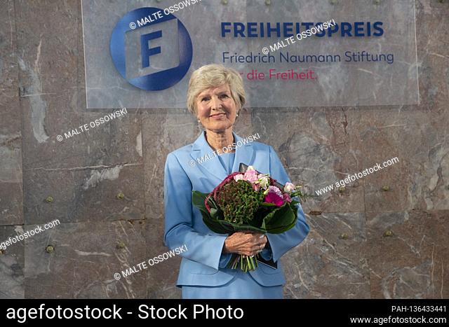 Award winner Dr. hc Friede SPRINGER, publisher, Dr. hc Friede Springer receives the Freedom Prize of the Friedrich Naumann Foundation in the Paulskirche...