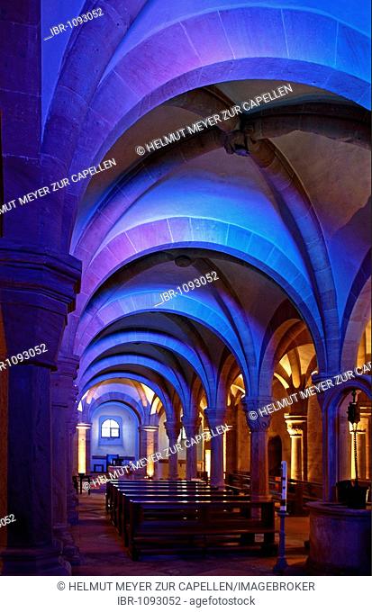 Crypt in Bamberg Cathedral, Bamberg, Upper Franconia, Bavaria, Germany, Europe