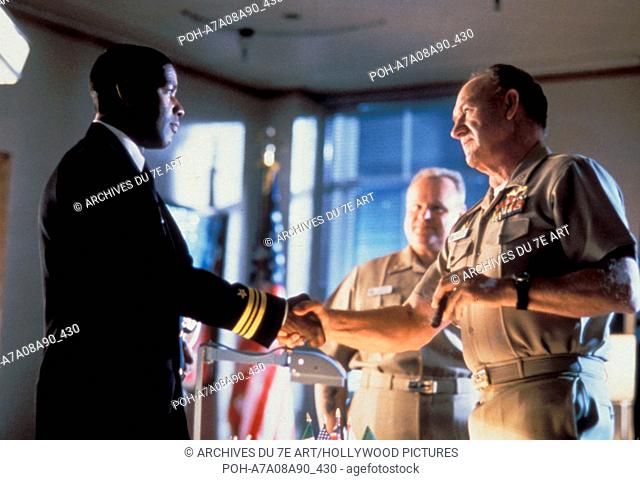 Crimson Tide  Year: 1995 USA Director: Tony Scott Denzel Washington, Gene Hackman. It is forbidden to reproduce the photograph out of context of the promotion...