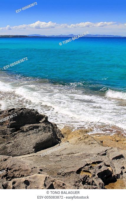Escalo Formentera turquoise mediterranean sea