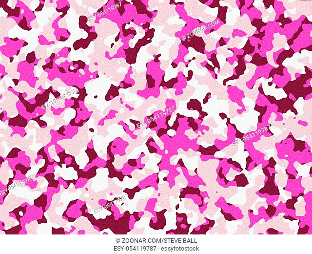 Textured pink and beige camouflage pattern