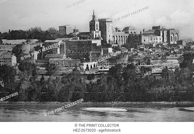 'Avignon - View Taken From Villeneuve', c1925. Artist: Unknown