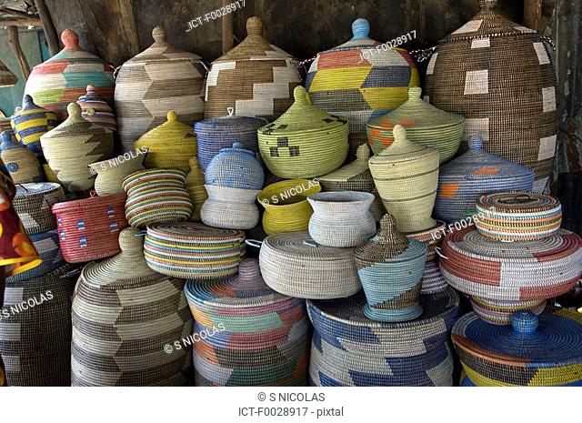 Senegal, Thies, vannery market