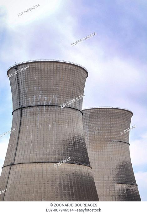 Rancho Seco nuclear power plant cooling towers