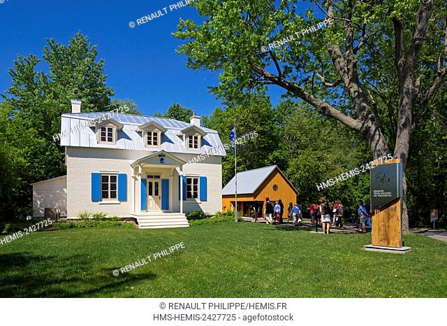 Canada, Quebec province, Monteregie, Vaudreuil Dorion, the Felix-Leclerc House where lived the renowned Quebec singer between 1956 and 1966