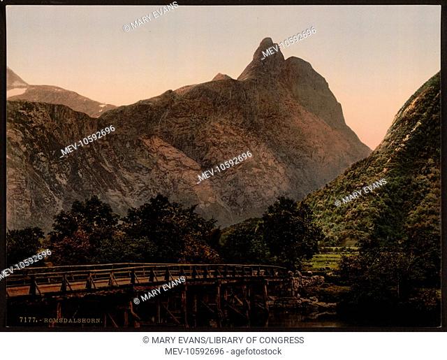 Romsdalshorn, Romsdalen, Norway. Date between ca. 1890 and ca. 1900