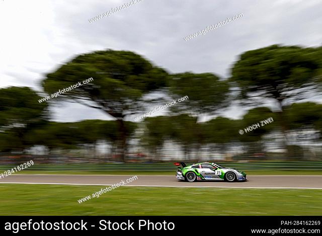 #21 Roar Lindland (N, Pierre Martinet by Almeras), Porsche Mobil 1 Supercup at Autodromo Enzo e Dino Ferrari on April 23, 2022 in Imola, Italy
