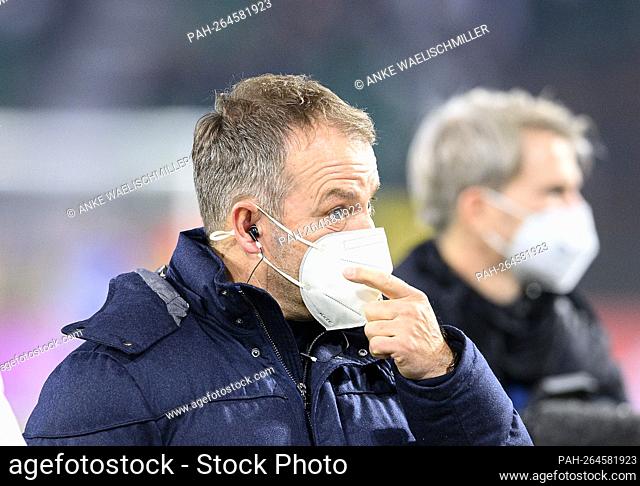 coach / federal coach Hans-Dieter ""Hansi"" FLICK (GER) with mask, soccer game, World Cup qualification group J matchday 9