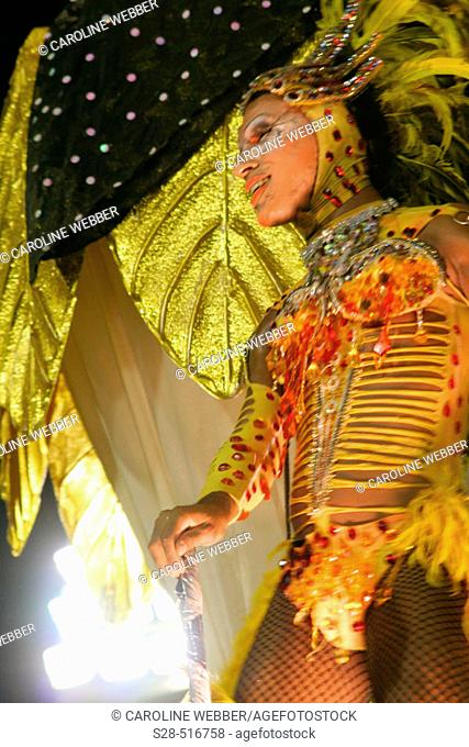 Drag queen at Carnival, Rio de Janeiro