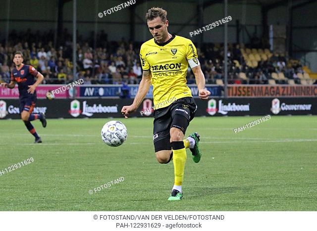 Venlo, The Netherlands 03. August 2019: Eredivisie - 19/20 - VVV Venlo. RKC Waalwijk Niels Roeseler (VVV Venlo), promotion / single image / with Ball / | usage...