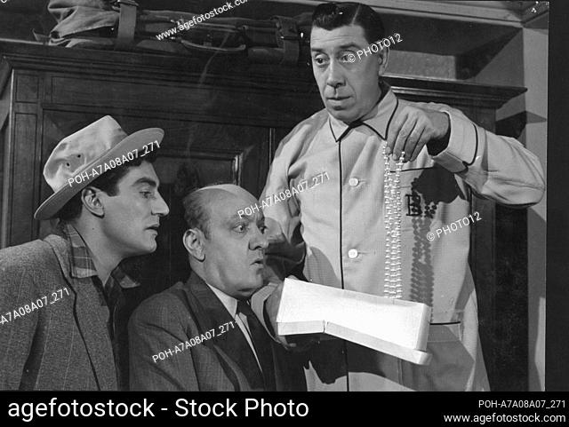 Boniface somnambule The Sleepwalker Year: 1950 - France Yves Deniaud, Michel Ardan, Fernandel  Director: Maurice Labro Restricted to editorial use