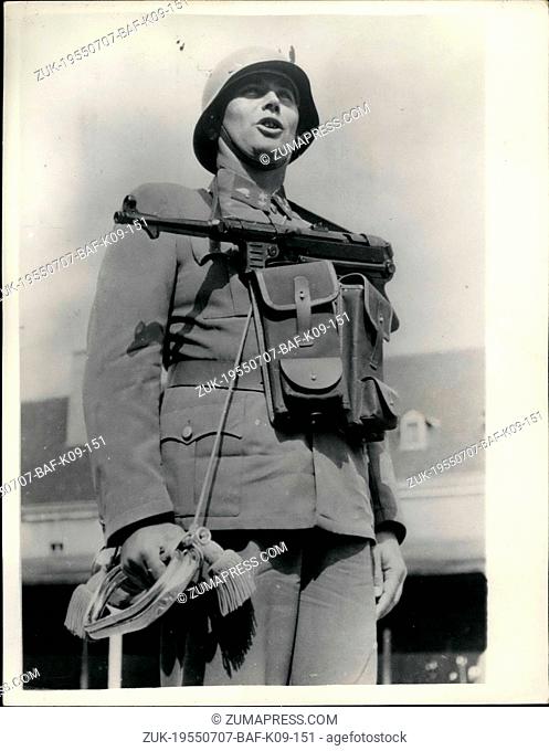 Jul. 07, 1955 - Formation of the new Austrian Army. The 'B' Gendarmery taken over by Defence Ministry. With the newly found freedom of Austria the 'B'...