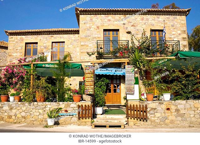 Tavern, Kardamyli, Peloponnese, Greece