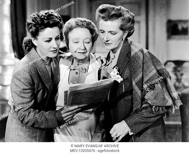 Irene Dunne, Dame May Whitty & Gladys Cooper Characters: Susan Dunn, Nanny & Lady Jean Ashwood Film: The White Cliffs Of Dover (1944) Director: Clarence Brown...