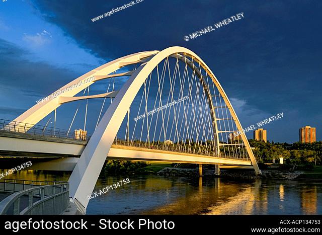 Walterdale Bridge, North Saskatchewan River, Edmonton, Alberta, Canada