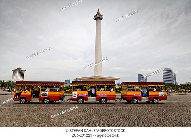 National Monument on the Merdeka Square in Jakarta, Indonesia