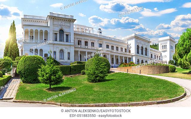 Livadia Palace in beautiful summer Yalta, Crimea