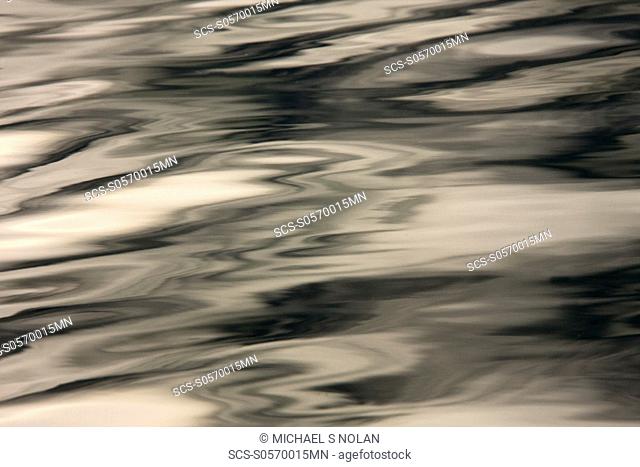 Patterns in the wake of teh National Geographic Sea Lion in Southeast Alaska, USA Pacific Ocean