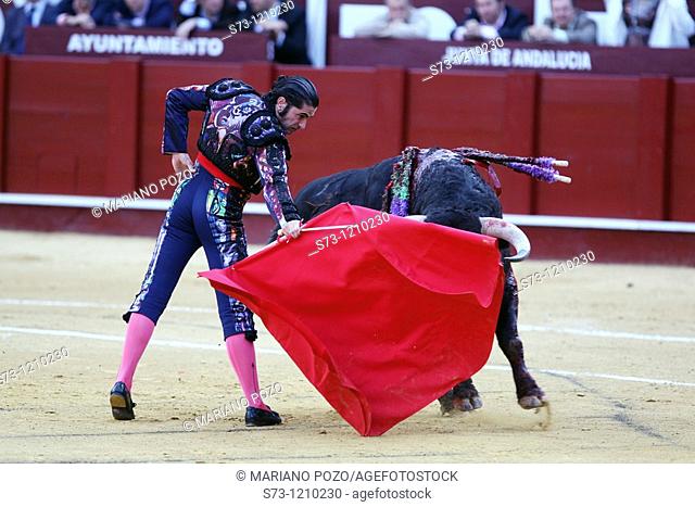 Bullfighter Javier Conde in La Malagueta, Málaga, Andalusia, Spain