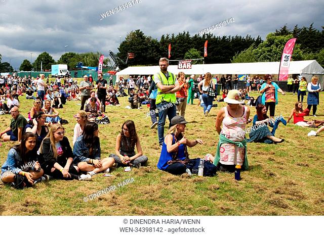 A low turnout at Labour Live a political music festival at White Hart Lane Recreation Ground in North London, due to lack of sale of tickets