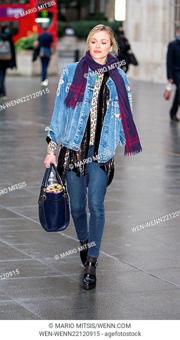 Fearne Cotton arriving at BBC in Portland Place to host Live Lounge on Radio 1 Featuring: Fearne Cotton Where: London, United Kingdom When: 28 Jan 2015 Credit:...