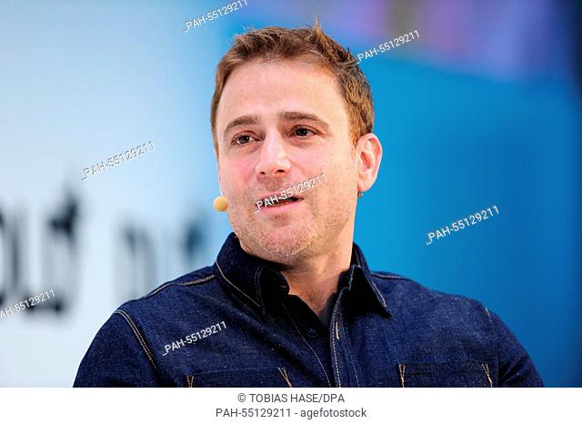 Stewart Butterfield, a Canadian businessman and founder of the photo hosting website 'Flickr', speaks at the DLD (Digital-Life-Design) Conference in Munich