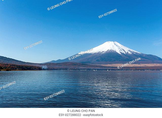 Mount Fuji with Lake Yamanaka