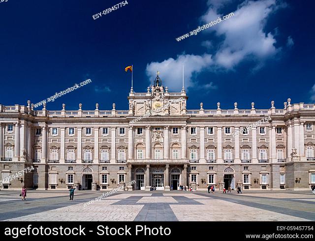 The Royal Palace of Madrid (Palacio Real de Madrid) is the official residence of the Spanish Royal Family at the city of Madrid, Spain