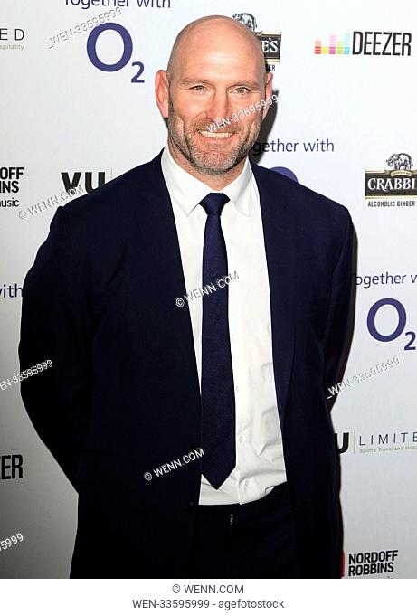 Nordoff Robbins Six Nations Championship Rugby Dinner at the Grosvenor House Hotel, Park Lane, London Featuring: Lawrence Dallaglio Where: London