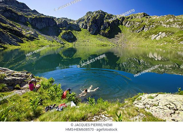 France, Haute Savoie, Chamonix Mont Blanc, Massif des Aiguilles Rouges, Reserve Naturelle Nationale des Aiguilles Rouges Aiguilles Rouges National Nature...