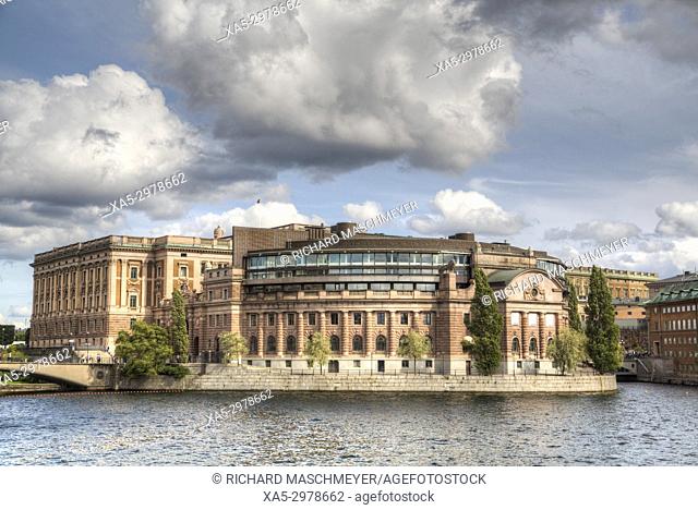 Swedish Parliament Building, Gamla Stan, Stockholm, Sweden