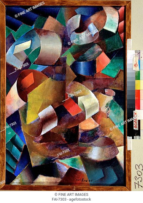Colour composition (Colour construction). Baranov-Rossine, Vladimir Davidovich (1888-1942). Oil on canvas. Russian avant-garde. End 1910s