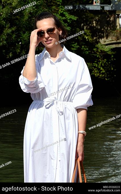 Italian actress Sara Serraiocco at the 79 Venice International Film Festival 2022. Arrival at Lido. Venice (Italy), September 7th, 2022