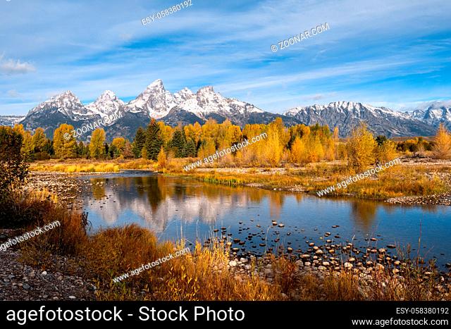 Autumnal Colours in the Grand Teton National Park