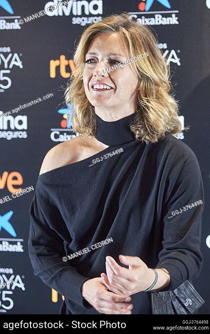 Maria Casado attends '35th Goya Awards' press conference at Cinema Academy on February 2, 2021 in Madrid, Spain