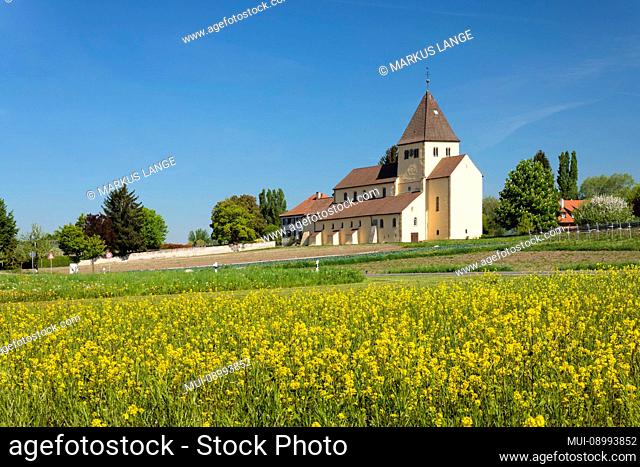 St. Georg Church, Oberzell, UNESCO World Heritage Site, Reichenau Island, Lake Constance, Baden -Württemberg, Germany