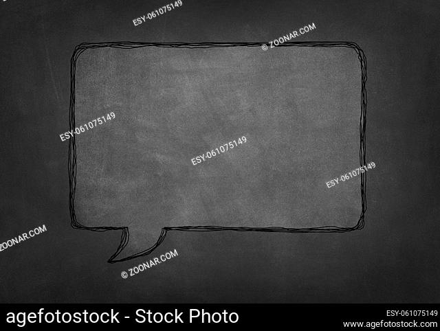 blank chalkboard for advertising space