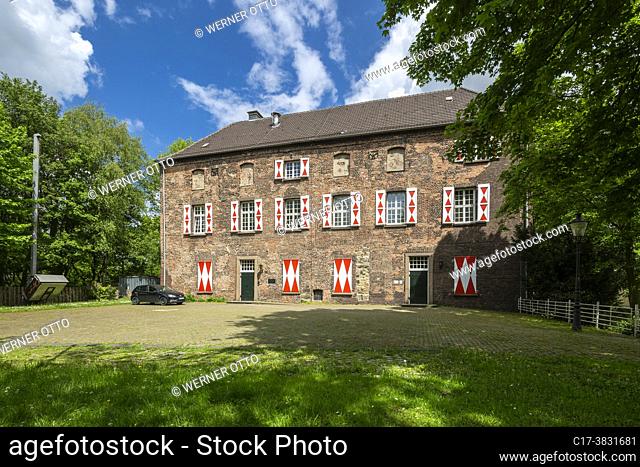 Oberhausen, Holten, Germany, Oberhausen, Oberhausen-Holten, Ruhr area, Lower Rhine, Rhineland, North Rhine-Westphalia, NRW, Holten Castle, former moated castle