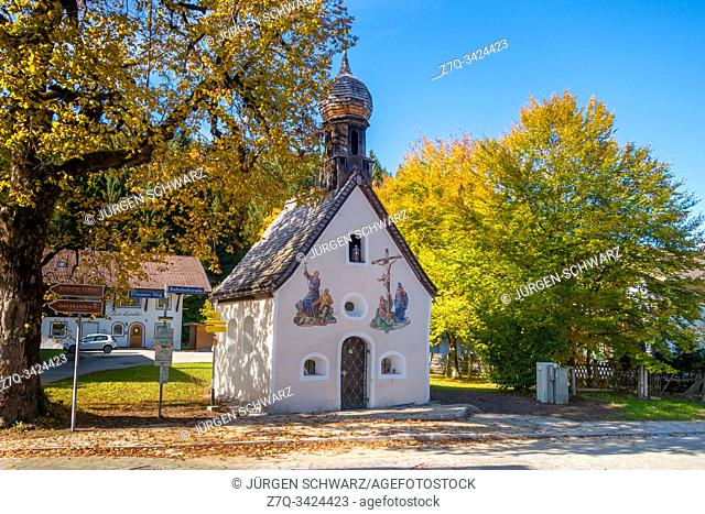 Chapel in Klais, municipality of Kruen in the district of Garmisch-Partenkirchen in Upper Bavaria