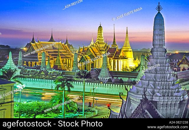 Thailand-. Bangkok City. The Grand Palace