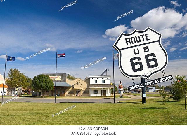 USA, Oklahoma, Route 66, Elk City, National Route 66 Museum