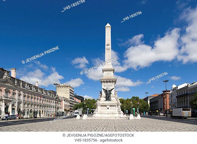 Monumento aos Restauradores, The Monument to the Restorers, by Simoes de Almeida, Alberto Nunes, Restauradores Square, Praca dos Restauradores, Lisboa, Lisbon