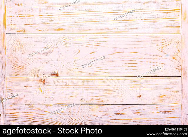 Light wooden background made of old timbers