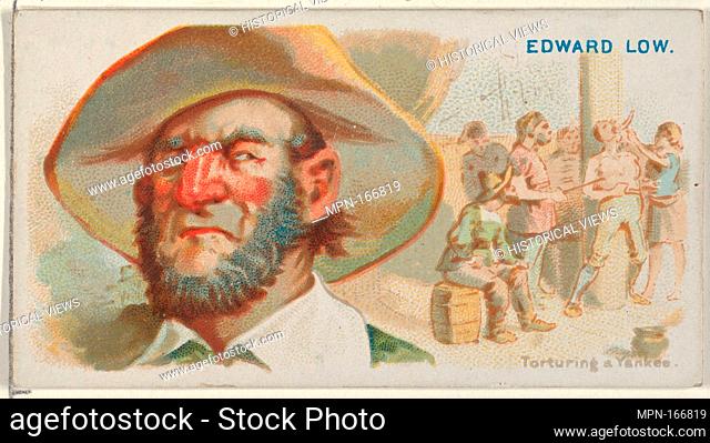 Edward Low, Torturing a Yankee, from the Pirates of the Spanish Main series (N19) for Allen & Ginter Cigarettes. Publisher: Allen & Ginter (American, Richmond