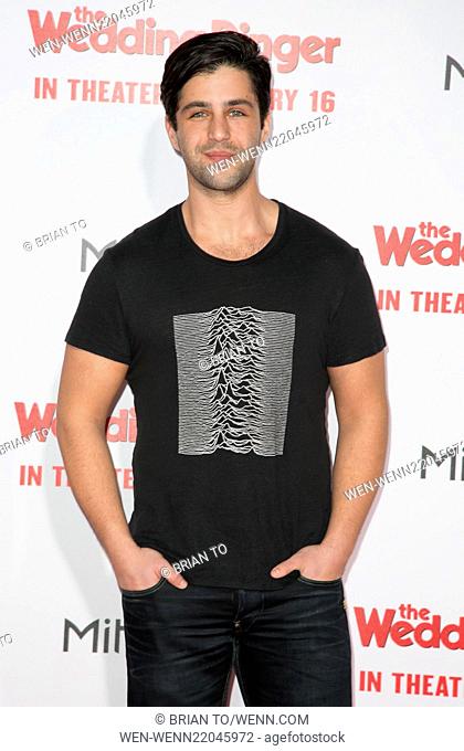 Celebrities attend World premiere of Screen Gems ""The Wedding Ringer"" at TCL Chinese Theater in Hollywood. Featuring: Josh Peck Where: Los Angeles, California